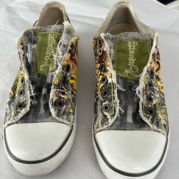 Vintage Ed Hardy Slip Ons - Picture 2 of 9